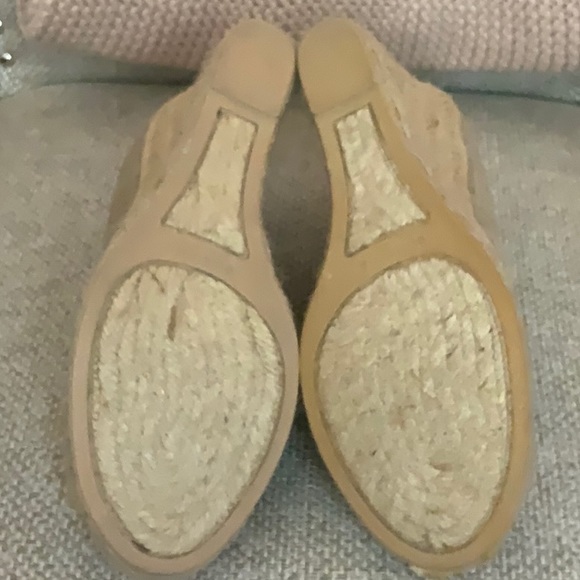 NWOT Target Sonoma Peep Toe Espadrilles in Natural 9.5M - Picture 4 of 7